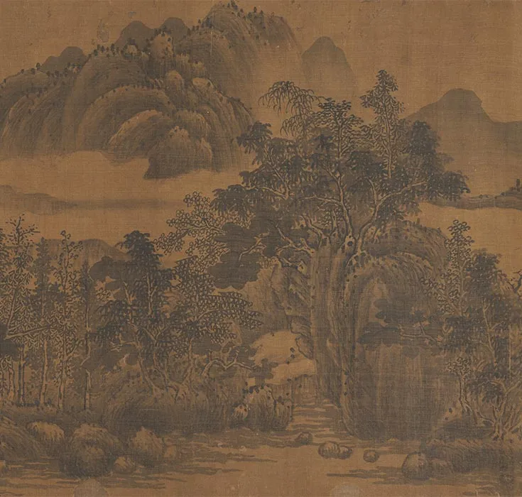 传董源山水图卷_19