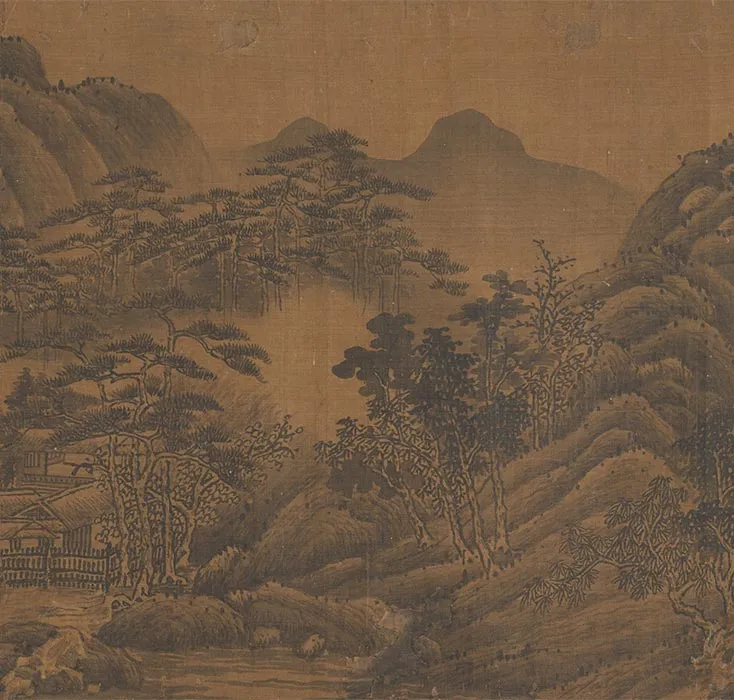 传董源山水图卷_16