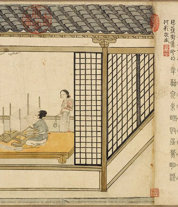 程棨摹楼璹《蚕织图》卷-A_22