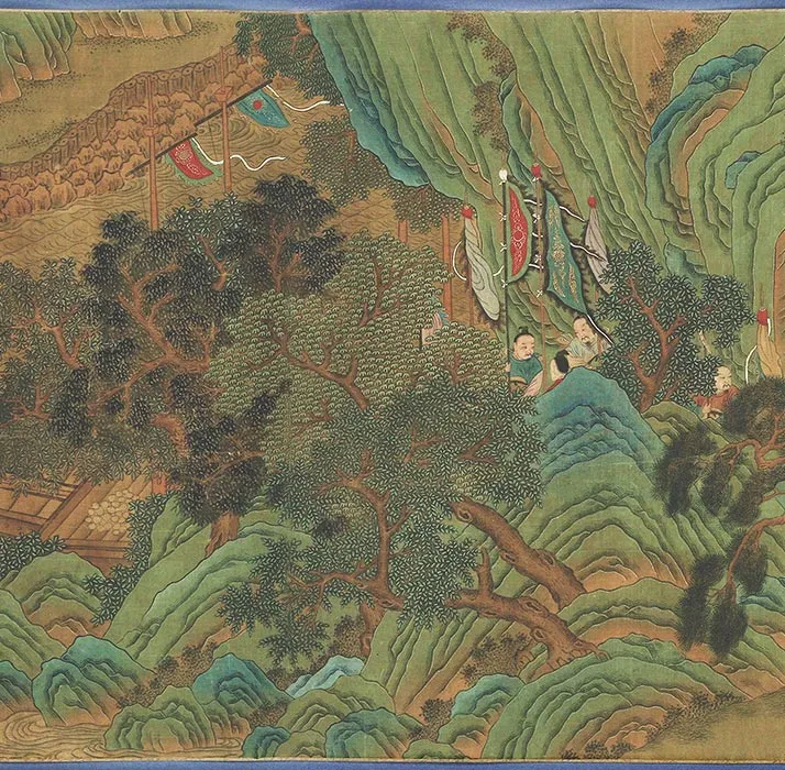 传刘松年渭水飞熊图卷_14