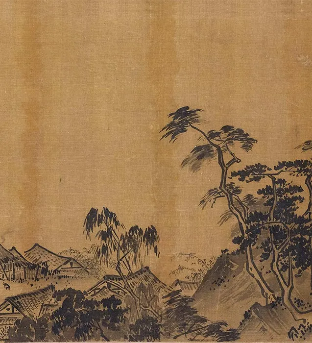 传南宋夏圭水墨山水十二景卷_17
