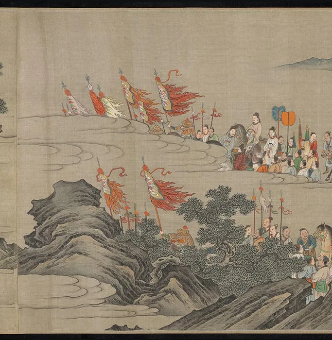 狩野山雪《长恨歌图》上卷_07
