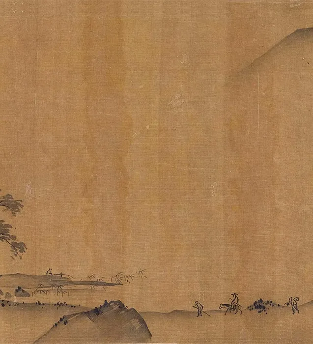 传南宋夏圭水墨山水十二景卷_19