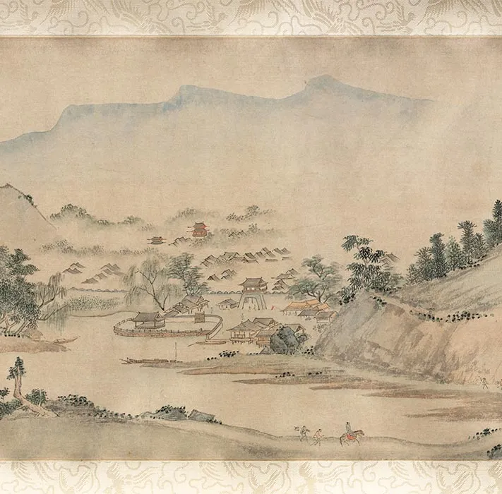 传戴进《长江万里图》全卷_09