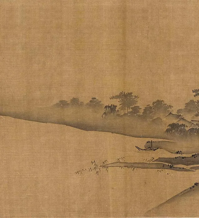 传南宋夏圭水墨山水十二景卷_07