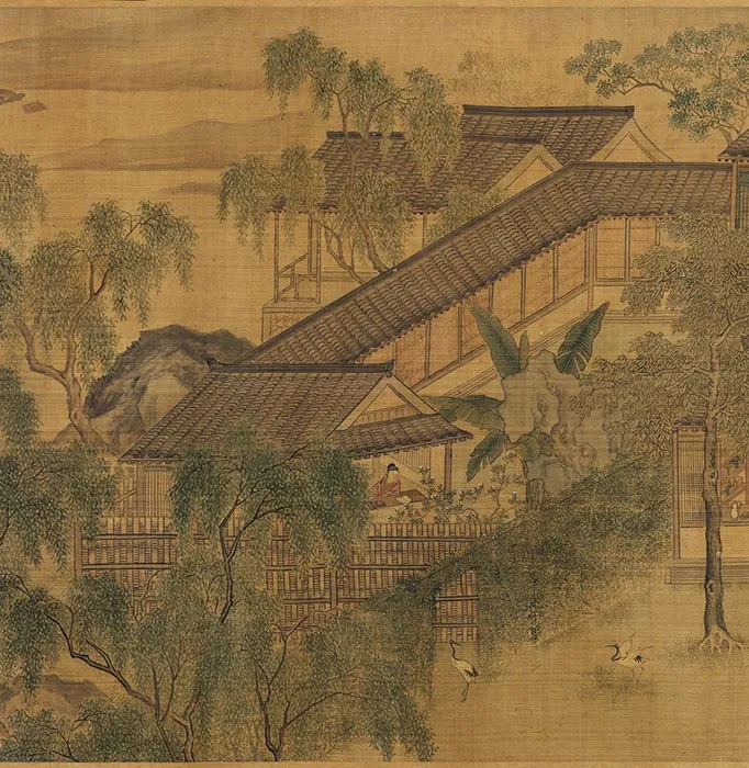 传宋刘松年江乡清夏图卷_17
