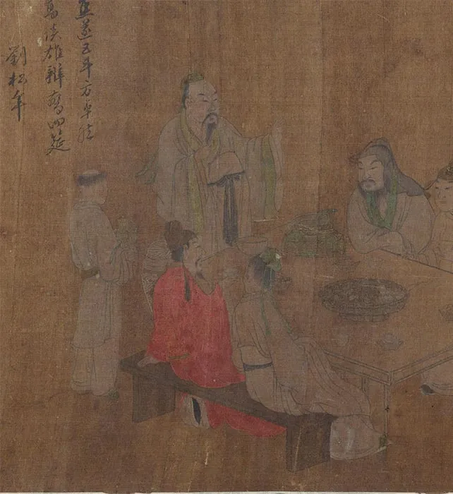 杜甫饮中八仙歌诗画图局部_01