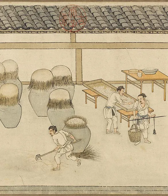 程棨摹楼璹《蚕织图》卷-A_28