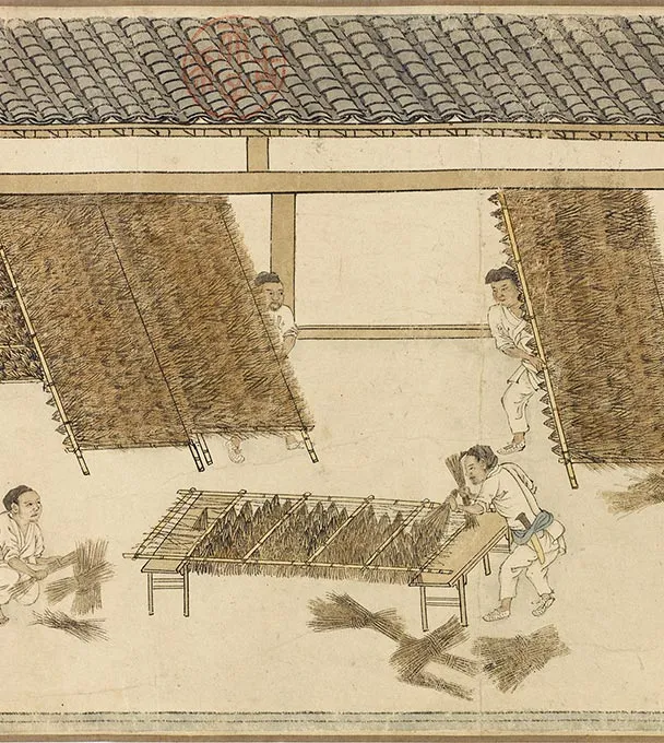 程棨摹楼璹《蚕织图》卷-B_05