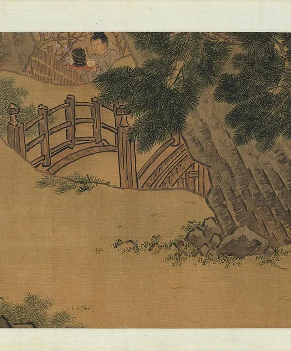 传宋刘松年九老图卷_09