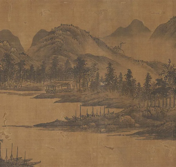 传董源山水图卷_06