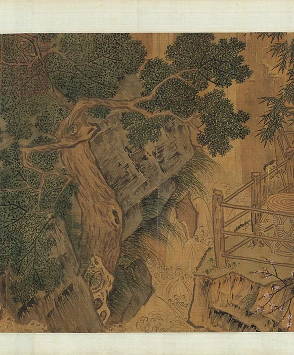 传宋刘松年九老图卷_05