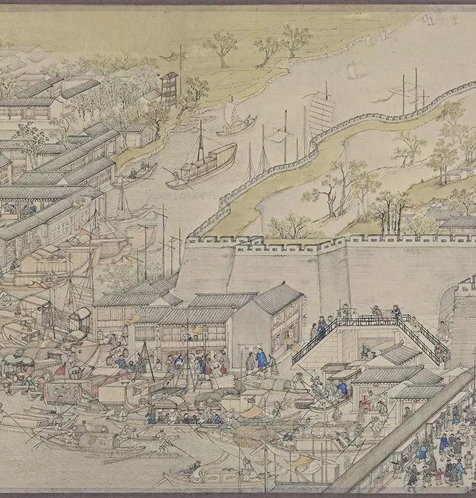 清徐扬姑苏繁华图卷_07