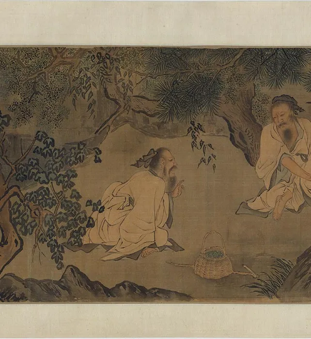 伯夷叔齐首阳山图（仿李唐采薇图）_11