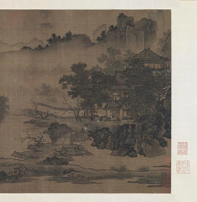 刘松年《四景山水图》卷_10