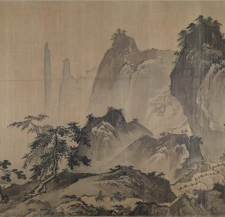 明人托名夏圭《长江万里图》卷_04