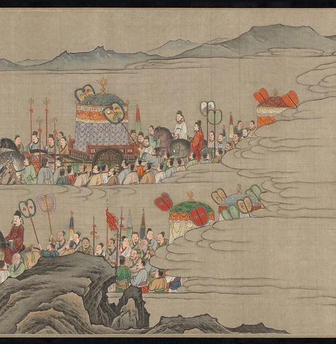 狩野山雪《长恨歌图》上卷_08