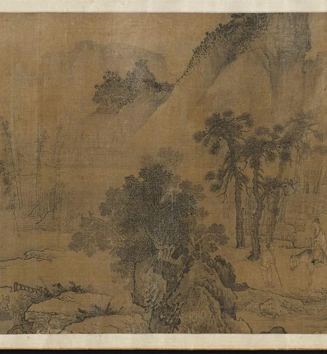 山水人物画《归去来兮图卷》_19