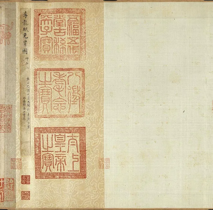 李公麟白描画《免胄图》卷_10