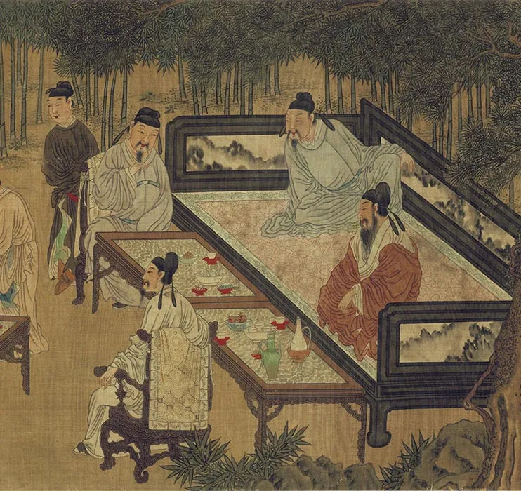 传刘松年十八学士图卷_15