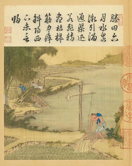 冷枚《耕织图》册_33