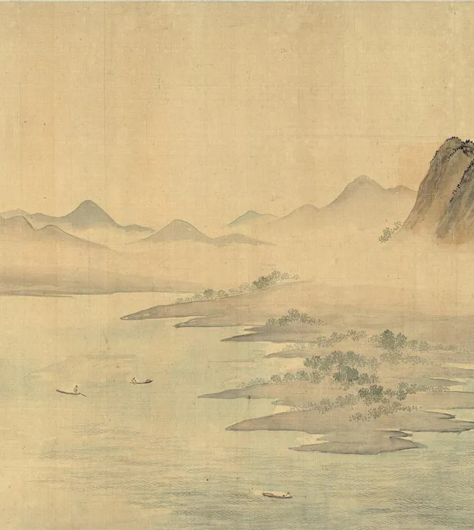 恽寿平《湖山春暖图》卷_02