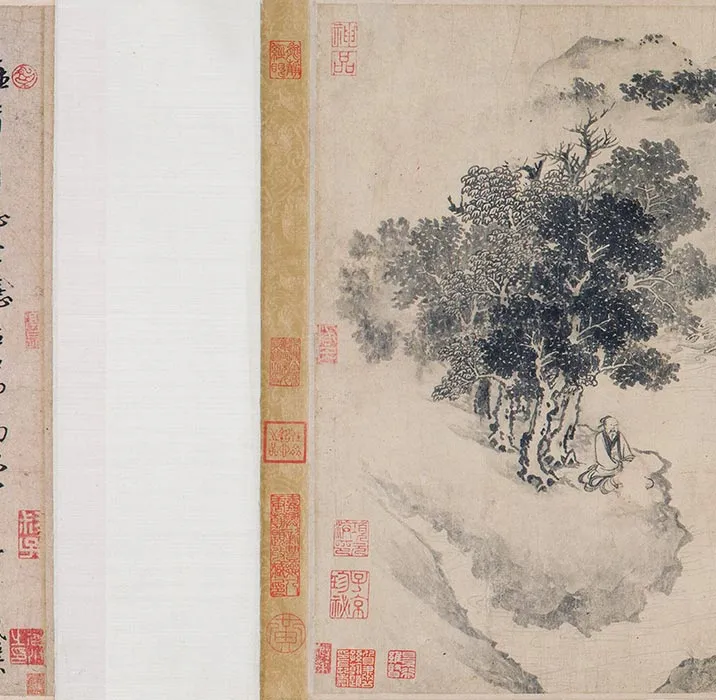 传李公麟《摹唐卢鸿草堂十志图》卷_07