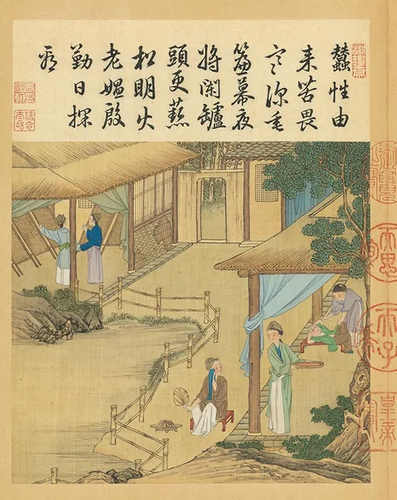 冷枚《耕织图》册_15