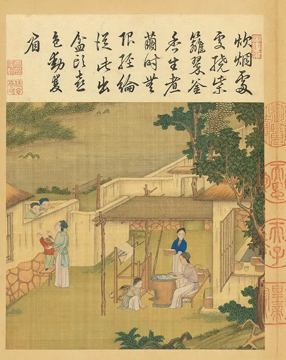 冷枚《耕织图》册_11