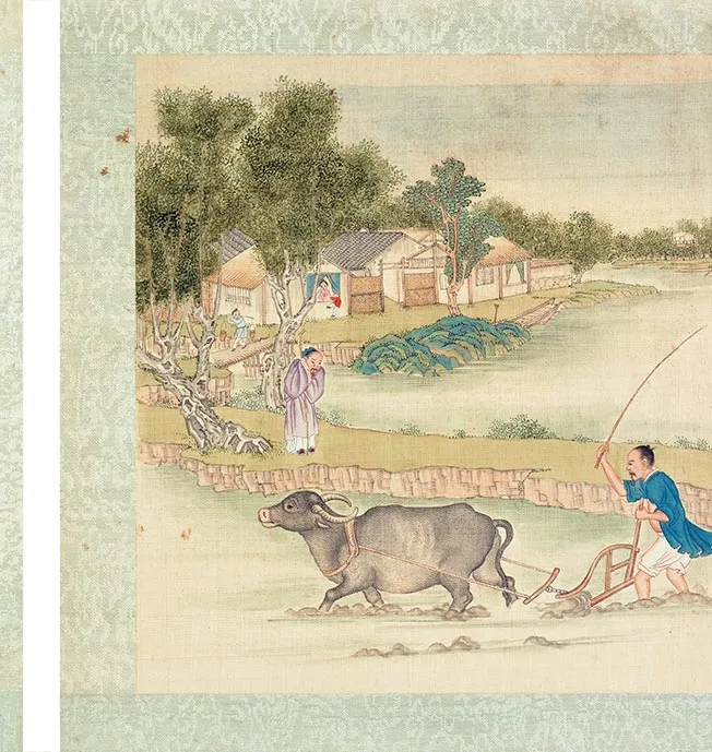 清人《耕织图册》彩绘本_45