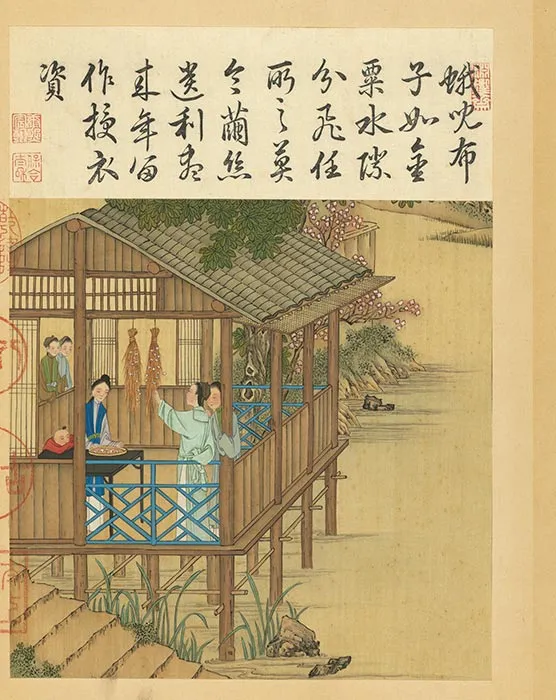 冷枚《耕织图》册_10