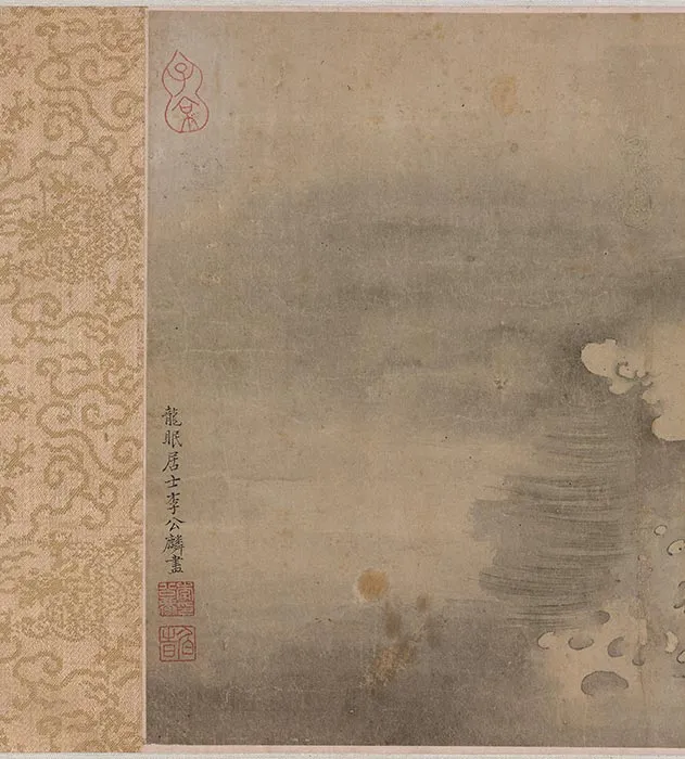 传李公麟《十二罗汉图》卷_19