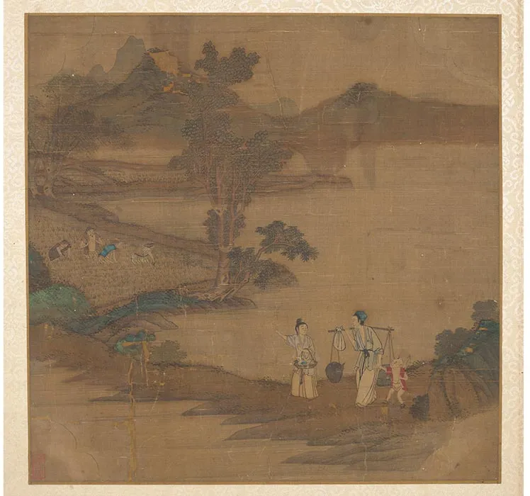 传明仇英耕织图册_10