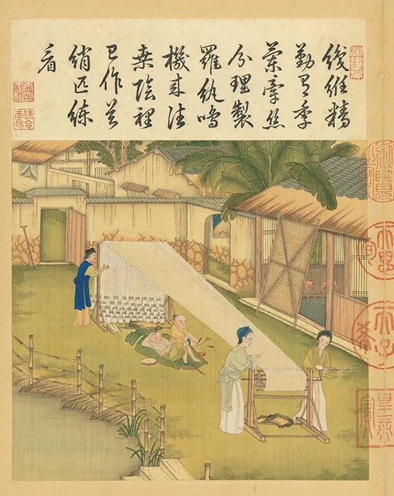 冷枚《耕织图》册_05