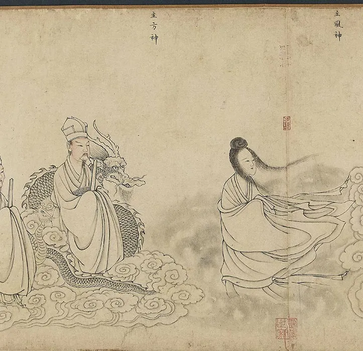 传李公麟白描《华严经变图》卷_17