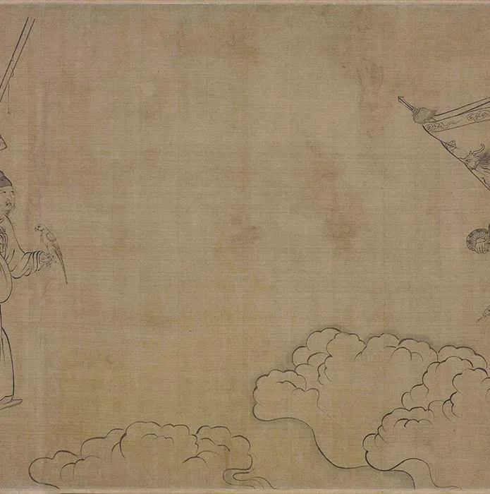 传李公麟白描《西岳降灵图》卷_13