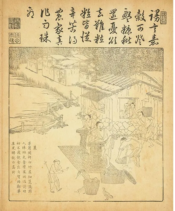 御制耕织图册（康熙35年内府单色刊本）_28