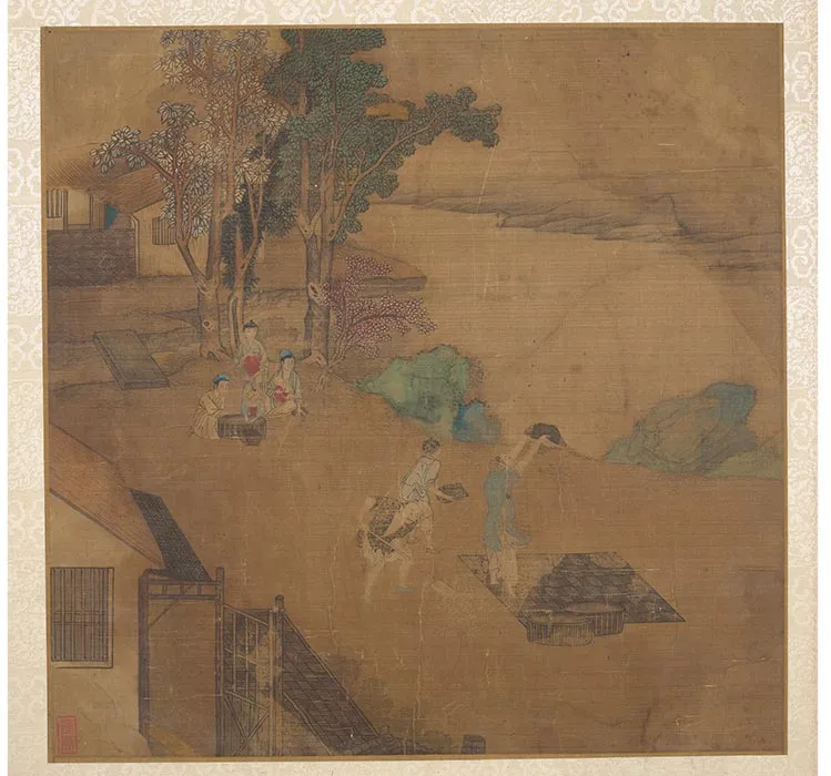 传明仇英耕织图册_09