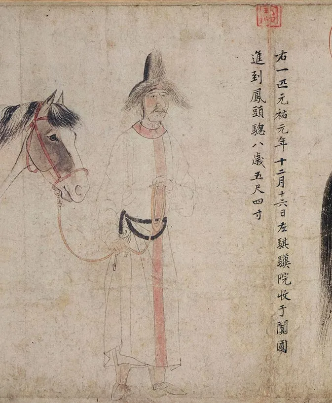 李公麟《五马图》卷_12