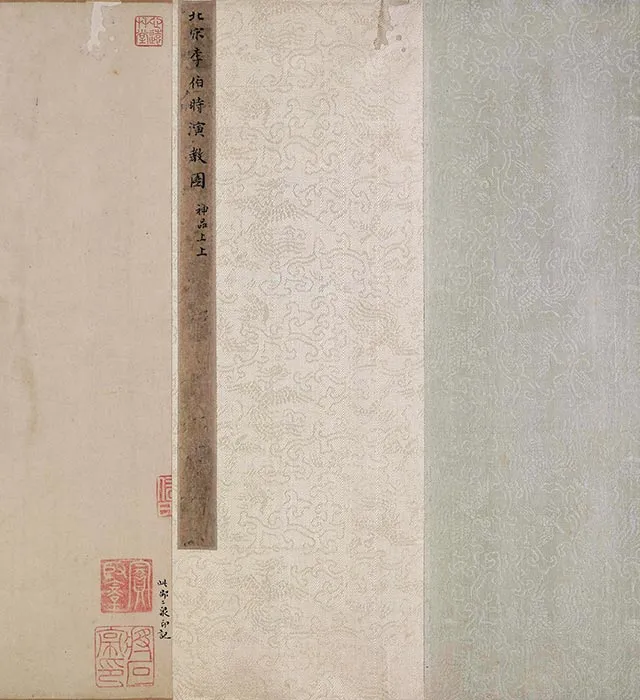 传李公麟白描画《维摩演教图》卷_16