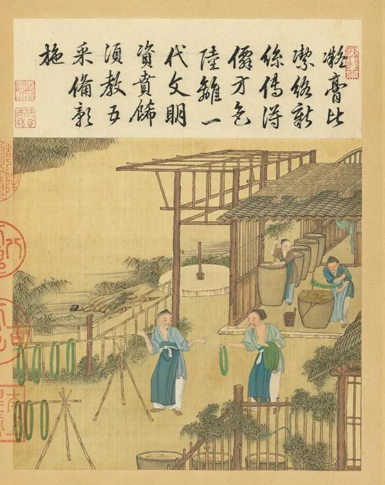 冷枚《耕织图》册_04