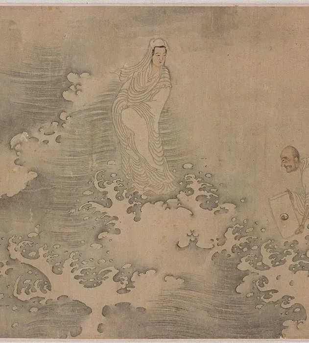 传李公麟《十二罗汉图》卷_20