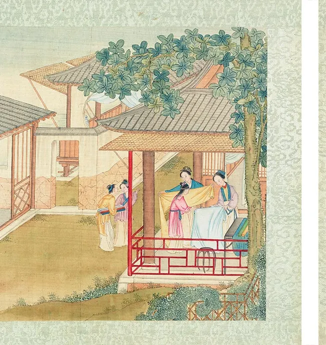 清人《耕织图册》彩绘本_02