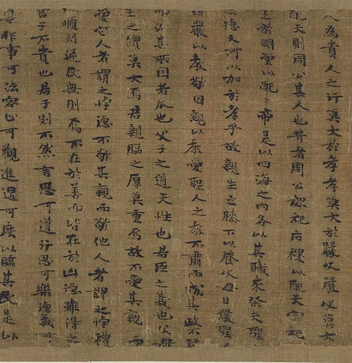 李公麟白描《孝经图》卷_13