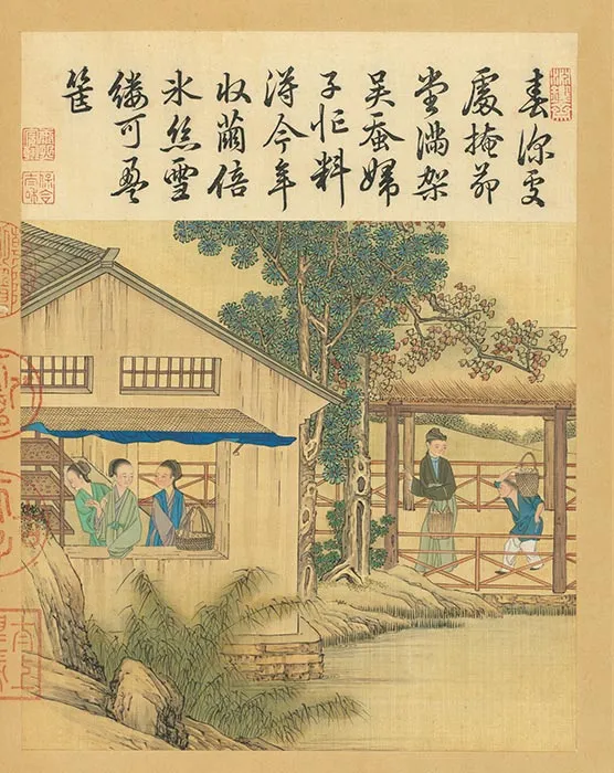 冷枚《耕织图》册_20
