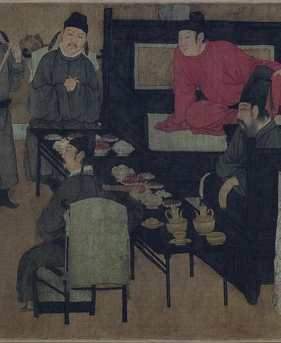 顾闳中韩熙载夜宴图卷_23