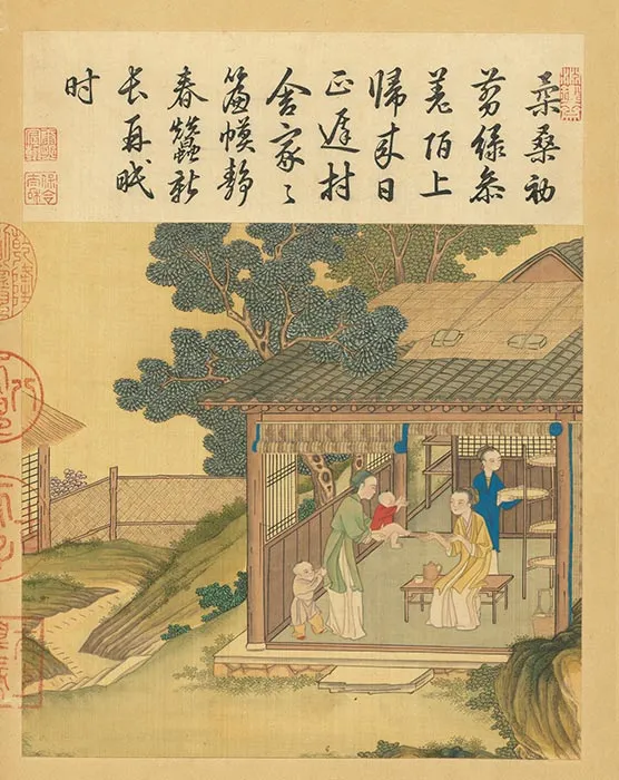 冷枚《耕织图》册_22