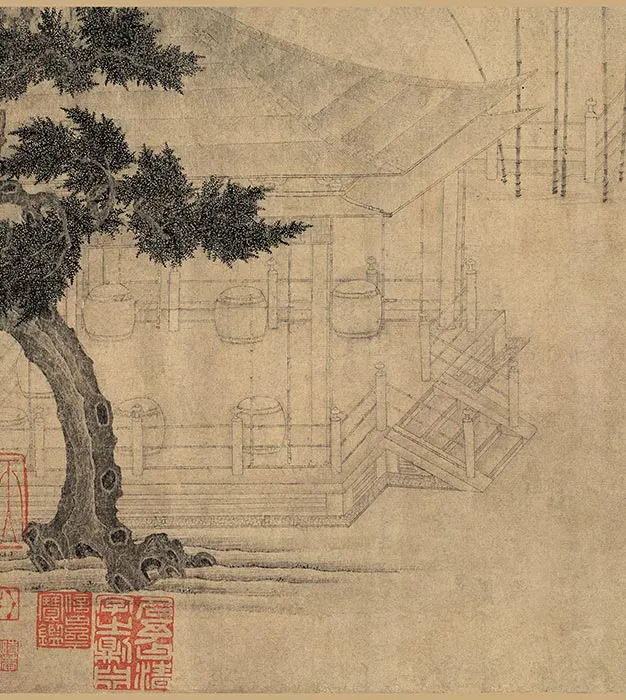 商山四皓会昌九老图卷_05