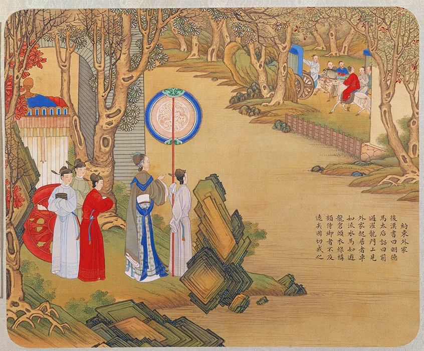 11-焦秉贞《历朝贤后故事图-约束外家》