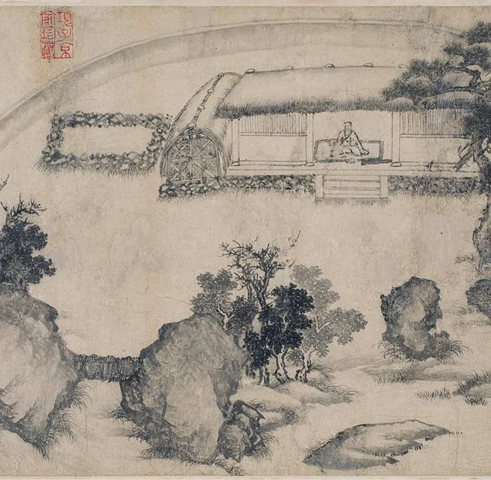 传李公麟《摹唐卢鸿草堂十志图》卷_27